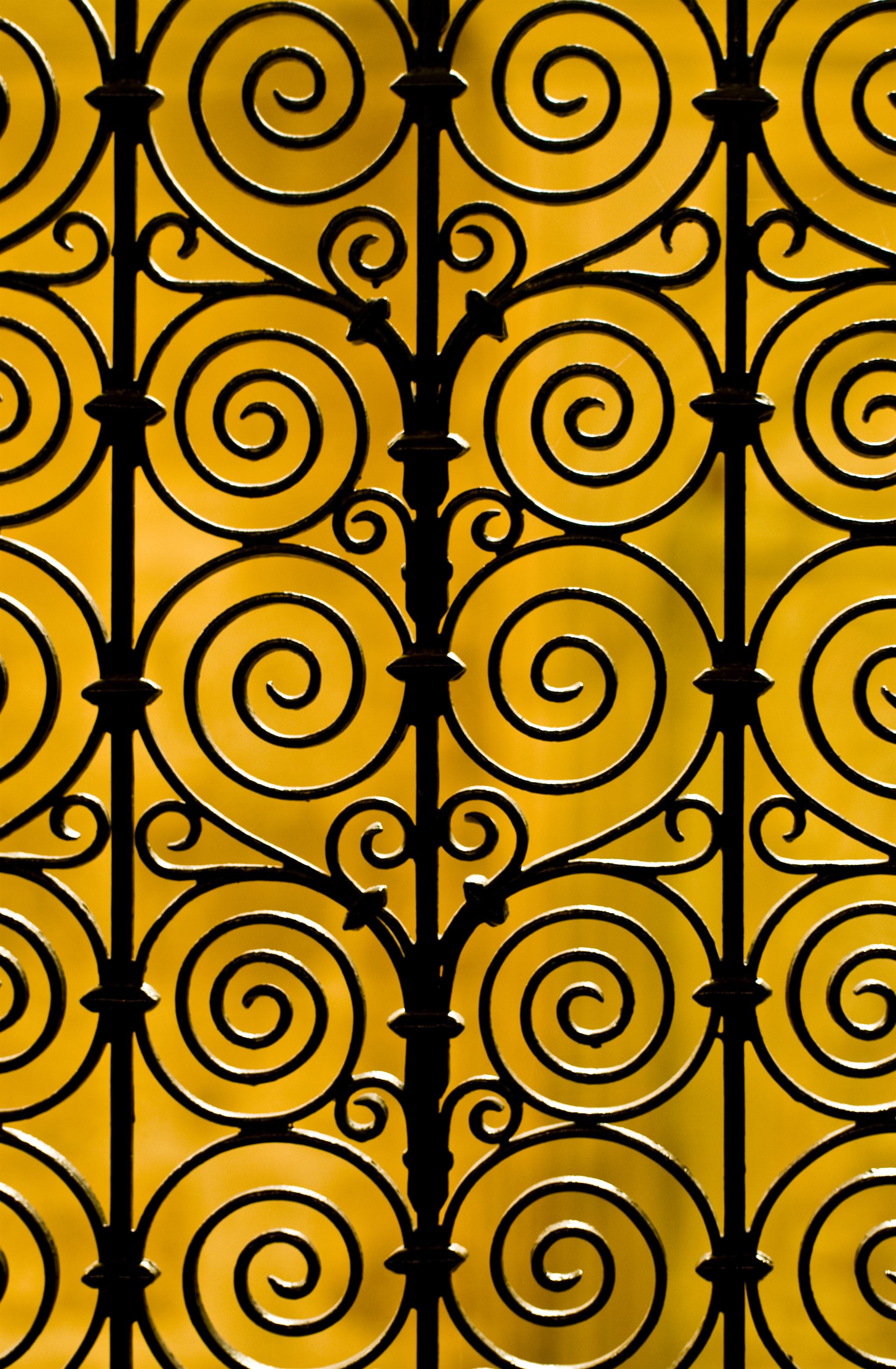 Detail of steel window frame